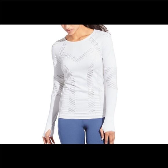 Athleta Burpee Laser Cut Double Layer Top - Picture 1 of 4